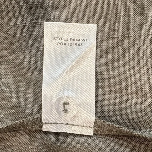 Lulu's Olive Oxford Comma Shirt Dress - Picture 8 of 10